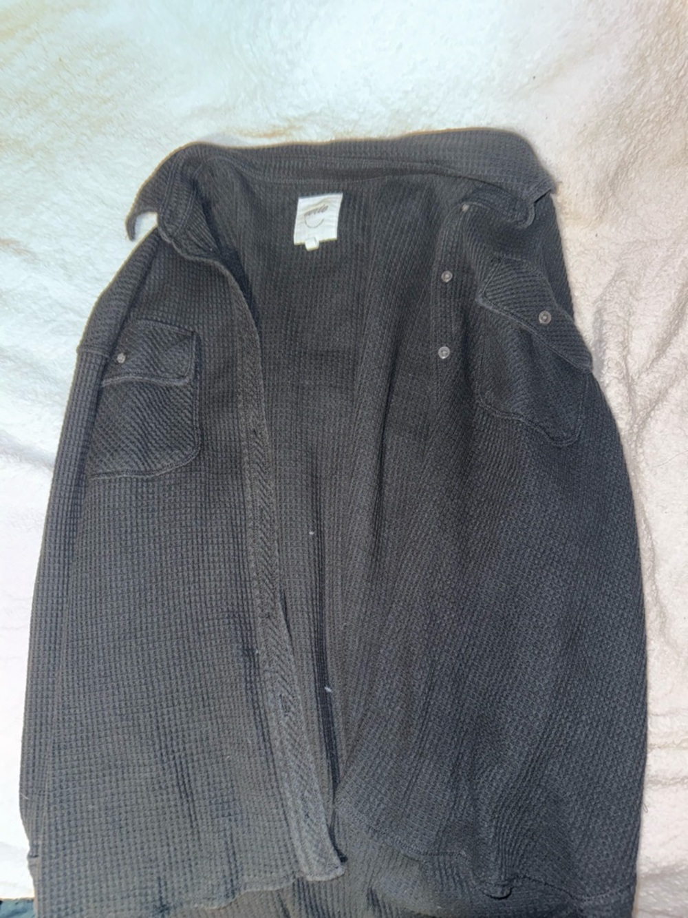 aerie waffle Knit Cardigan